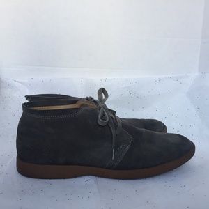 John Varvatos USA Gray Suede Lace Up Chukka Shoe Boot - Size 11.5 M
